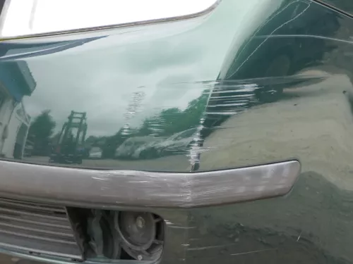 Fabia 6Y Stoßstange Stoßfänger vorne grün LF8C - Gitter (201600)