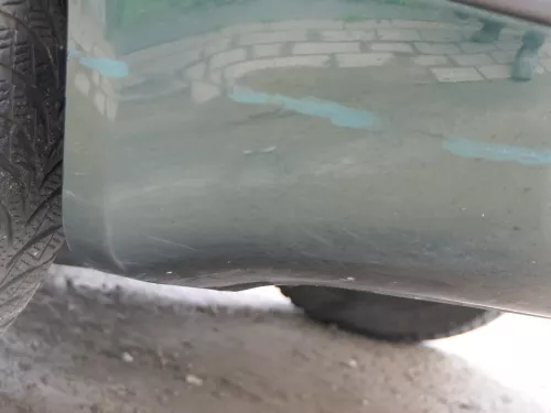 Fabia 6Y Stoßstange Stoßfänger vorne grün LF8C - Gitter (201600)