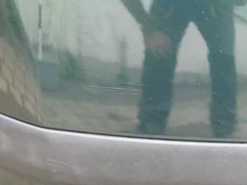 Fabia 6Y Stoßstange Stoßfänger vorne grün LF8C - Gitter (201600)