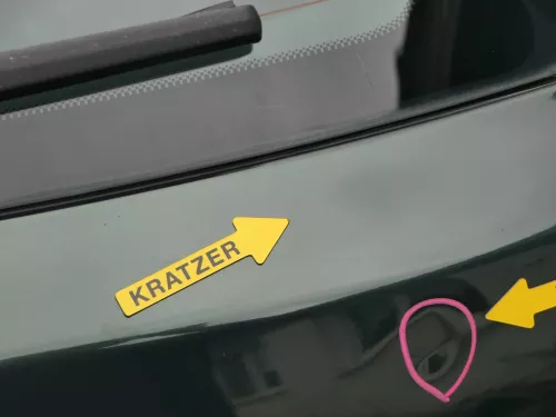 Fabia 6Y6 Schrägheck Heckklappe Kofferraumklappe hinten grün LF8T Scheibe (201602)