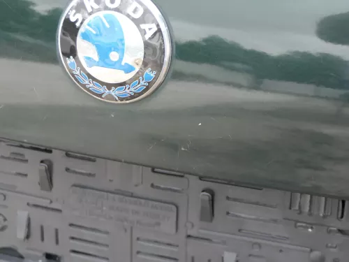 Fabia 6Y6 Schrägheck Heckklappe Kofferraumklappe hinten grün LF8T Scheibe (201602)