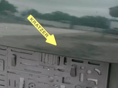 Fabia 6Y6 Schrägheck Heckklappe Kofferraumklappe hinten grün LF8T Scheibe (201602)