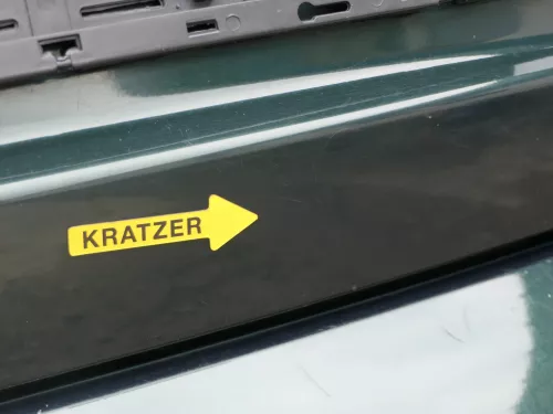 Fabia 6Y6 Schrägheck Heckklappe Kofferraumklappe hinten grün LF8T Scheibe (201602)