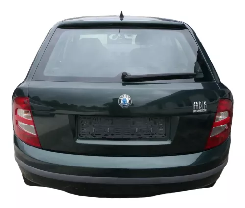 Fabia 6Y6 Schrägheck Heckklappe Kofferraumklappe hinten grün LF8T Scheibe (201602)