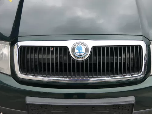 Fabia 6Y Zeichen Kühlergrill Grill Gitter 6Y0853668 grün LF8C Logo