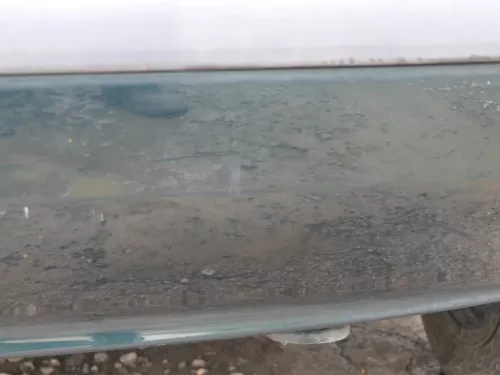 Skoda Fabia 6Y Schrägheck Stoßstange hinten Heckstoßstange grün LF8C (201605)