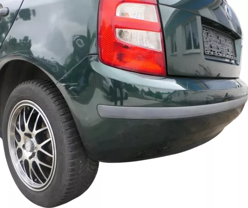 Skoda Fabia 6Y Schrägheck Stoßstange hinten Heckstoßstange grün LF8C (201605)