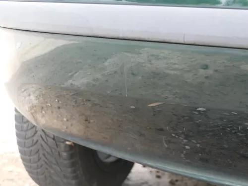 Skoda Fabia 6Y Schrägheck Stoßstange hinten Heckstoßstange grün LF8C (201605)