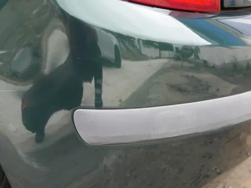 Skoda Fabia 6Y Schrägheck Stoßstange hinten Heckstoßstange grün LF8C (201605)