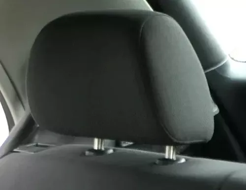 1x Fabia 6Y Kopfstütze hinten rechts / links - dunkel anthrazit - verstellbar (201610)