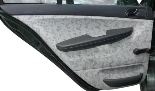 1x Fabia 6Y Kombi Türverkleidung Verkleidung Tür hinten links schwarz anthrazit (201615)