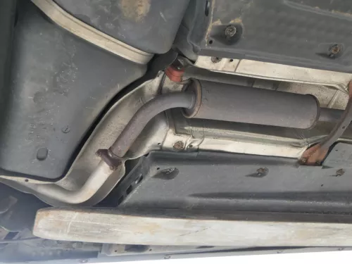 VW Polo 9N Ibiza 6L Auspuff Endschalldämpfer + Mittel hinten 1,4 BKY BBY (201629)