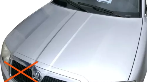 Skoda Superb 3U Motorhaube Klappe vorne silber LF7T  (ohneGrill no) (201638)