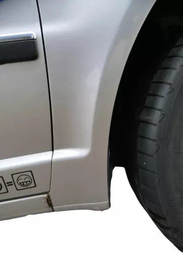 Skoda Superb 3U Kotflügel vorne rechts silber LF7T (201642)