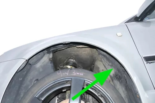 Skoda Superb 3U Radhausschale Dämpfung Radhaus vorne links 3U0809957