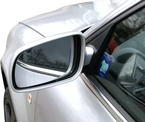 Superb 3U elektrischer anklappbarer Spiegel Außenspiegel links silber LF7T (201645)