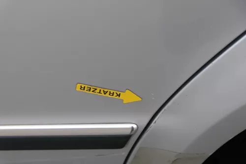 Skoda Superb 3U Limousine Tür hinten links silber LF7T - ohne Anbauteile (201647)