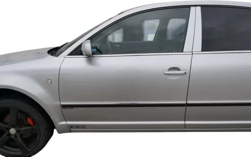 Skoda Superb 3U Fahrertür Tür vorne links silber LF7T - ohne Anbauteile