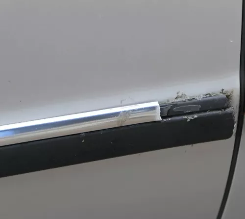 Skoda Superb 3U Limousine Tür hinten rechts silber LF7T - ohne Anbauteile (201650)