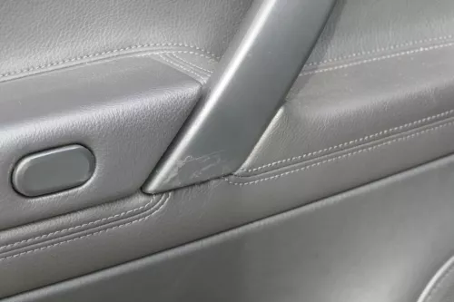 1x Skoda Superb 3U Türverkleidung Verkleidung Tür hinten links Leder onyx (201664)