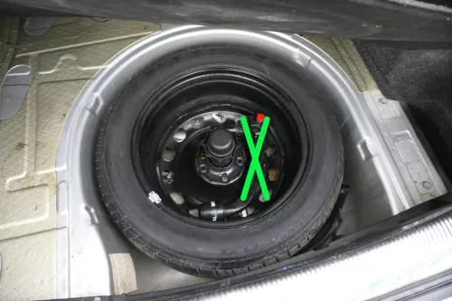 1x Passat 3C Golf Reifen Sommerreifen 205/55 R16 91W Felge 7-8mm Ersatzrad (201691)