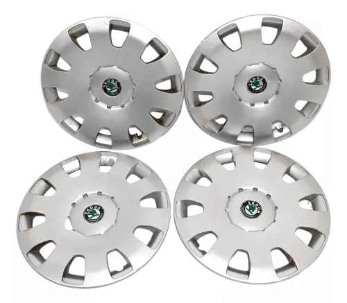 4 x Stück Original Skoda Octavia 1U Radzierkappe Radkappe 15 Zoll 1U0601147G 4 (145119)