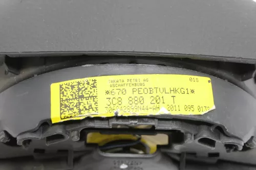 Pasat 3C B6 B7 CC Airbag für Lenkrad 3C8880201T 3C8880201AA schwarz soul