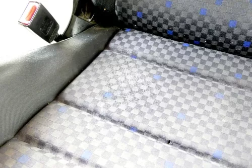 A3 8L Sitz vorne links Fahrersitz 2/3-Türer vorn Airbag schwarz blau (147612)