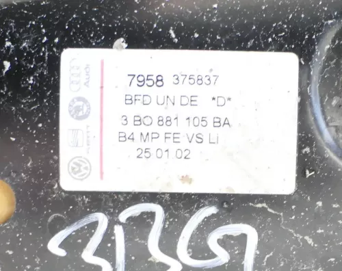 VW Passat 3BG 3B Sitz vorne links Fahrersitz SHZ Sitzheizung (147613)