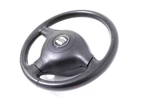 Seat Leon Toledo 1M Lenkrad 3 Speichen Leder Lederlenkrad Airba (148597)