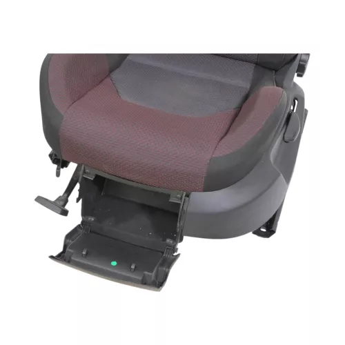 Q84 Seat Altea XL 5P Sitz vorne links Fahrersitz rot schwarz 1K4881105GK (149706)