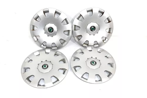 4 x Stück Original Skoda Octavia 1U Radzierkappe Radkappe 15 Zoll 1U0601147G v (160504)