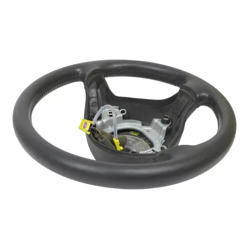 Q499 VW Golf 4 Bora Lenkrad 3 Speichen Leder Lederlenkrad 1J0419091AF Abnutzunge (165307)