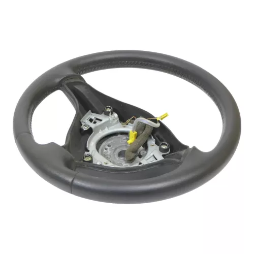 Q499 VW Golf 4 Bora Lenkrad 3 Speichen Leder Lederlenkrad 1J0419091AF Abnutzunge (165307)