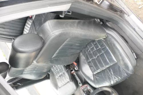 Q597 Audi A6 4B auch Kombi Sitz vorne links Fahrersitz Leder Ledersitz elektrisc (167819)