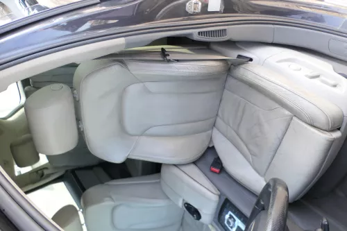 Q606 Q7 4L Sitz vorne links Fahrersitz Leder Ledersitz elektrisch achatgrau S-li (168002)