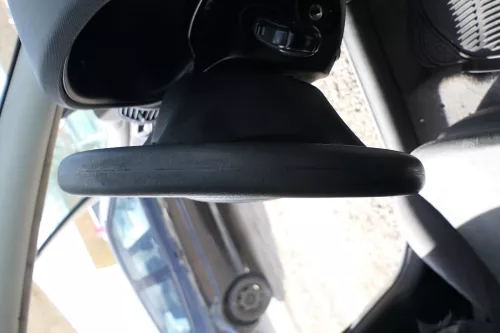 Q606 Seat Leon Toledo 1M Lenkrad 3 Speichen Leder Lederlenkrad Abnutzungen Airba (168319)