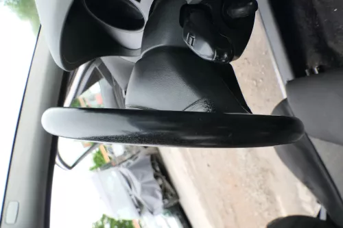 Q626 Seat Ibiza 6L 3-Speichen Lenkrad Airbag schwarz karbonschwarz Sportlenkrad (169255)