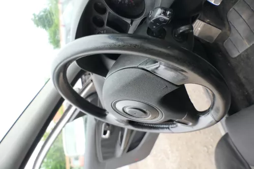 Q626 Seat Ibiza 6L 3-Speichen Lenkrad Airbag schwarz karbonschwarz Sportlenkrad (169255)