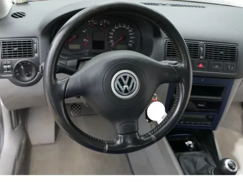 Q1034 VW Golf 4 Bora Lenkrad 3 Speichen Leder Lederlenkrad 1J0419091AE