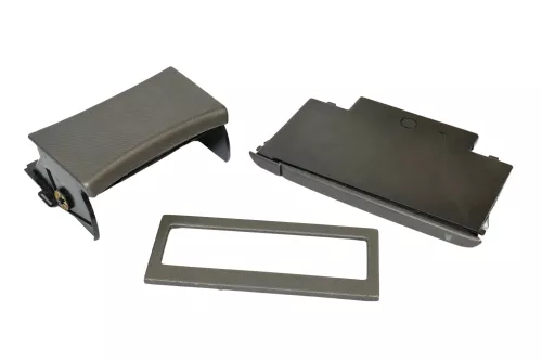 VW Passat 3B 3BG Mittelkonsole Verkleidung Aschenbecher Dekor netzoptik braun