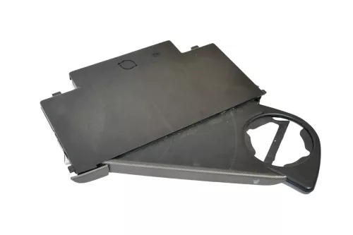 VW Passat 3B 3BG Mittelkonsole Verkleidung Aschenbecher Dekor netzoptik braun (200857)