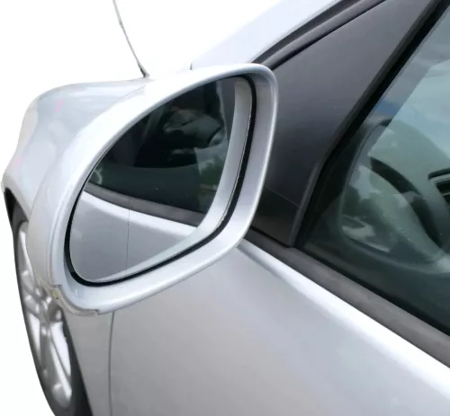 Golf 5 1K elektrischer Spiegel Außenspiegel links mit Blinker silber LA7W Glas (176921)