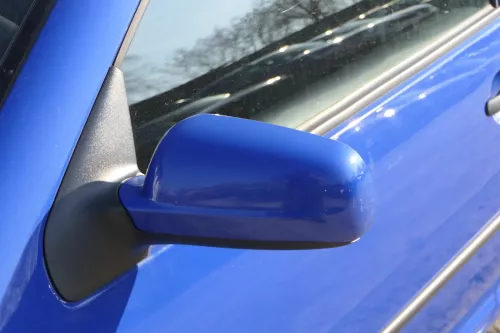 VW Golf 4 Bora elektrischer Spiegel vorne links Außenspiegel blau LW5Z & Glas (201743)
