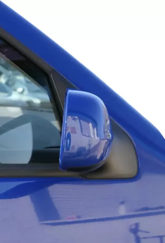 VW Golf 4 Bora manueller Spiegel vorne rechts Außenspiegel blau LW5Z (201744)