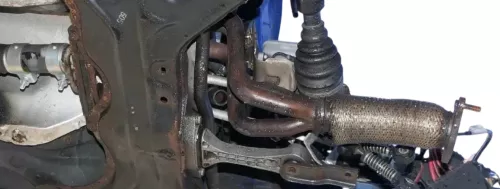 VW Golf 4 Bora Kat Hosenrohr Abgasrohr 1,6 81kw FSI BAD Flexrohr (201758)