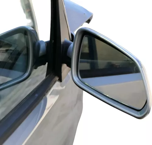 VW Polo 9N 9N3 mechansicher Spiegel Außenspiegel rechts vorne schwarz Blinker