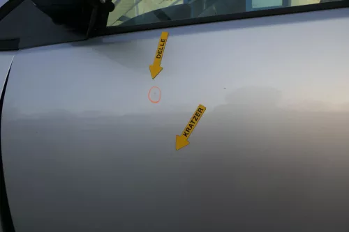 VW Polo 9N 9N3 Tür vorne links Fahrertür silber grau LA7W 4/5-Türer ohneAnbautei (201774)