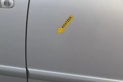 VW Polo 9N 9N3 Tür hinten links 4/5-Türer grau silber LA7W -ohne Anbauteile (201775)