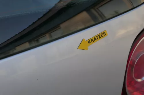 VW Polo 9N3 9N Heckklappe Kofferraumklappe Klappe silber LA7W grau - Scheibe (201777)